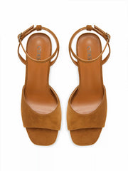 STRAPPY CHUNKY HEELS