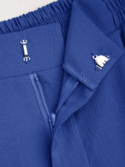 Mid Rise Pleated Trouser