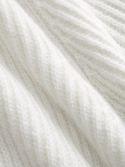 Knit Peter Pan Collar Puff Sleeve Cardigan