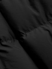 Zip Front Hooded Puffer Coat