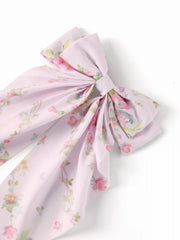 FLORAL BOWKNOT HAIR CLIP