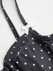 Sweetheart Polka Dot Underwire Cheeky Bikini Set