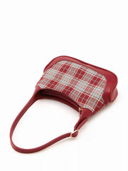 PLAID SHOULDER BAG