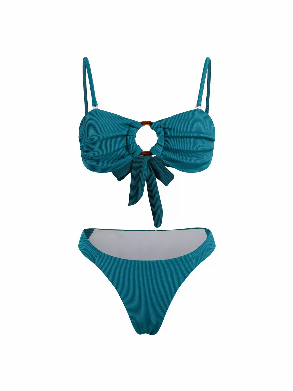 Adjustable Straps Bowknot Bikini Set
