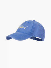 STARFISH & FISH EMBROIDERED DENIM BASEBALL CAP