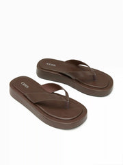 PLATFORM FLIP-FLOP SLIPPERS
