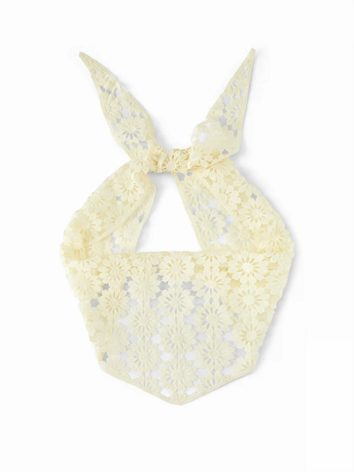 FLORAL TRIANGLE HEADSCARF