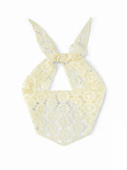 FLORAL TRIANGLE HEADSCARF