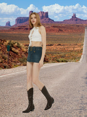 Cut Out Knitted Tank Top