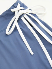 Mid Rise Solid Lined Mini Active Skirt