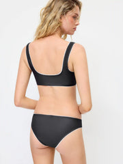 High Stretch U-neckline Number 05 Graphic Lace Trim Bikini Set