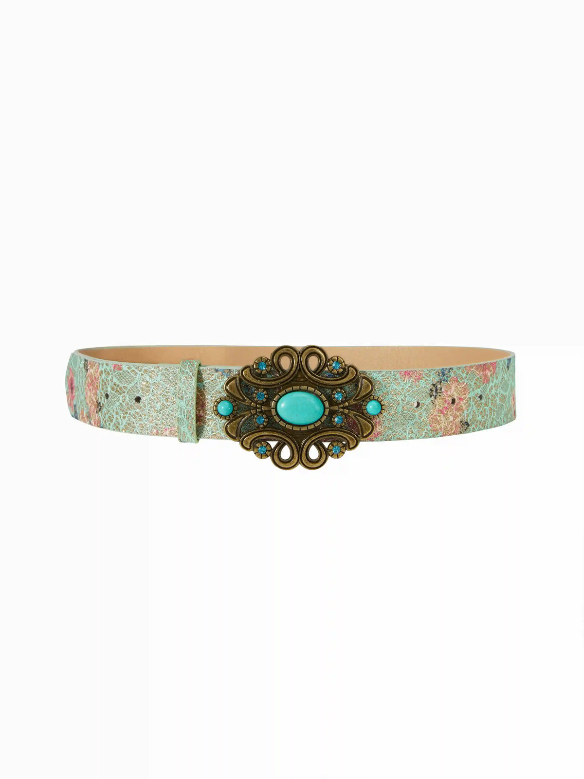GEMSTONE DECOR BUCKLE BELT