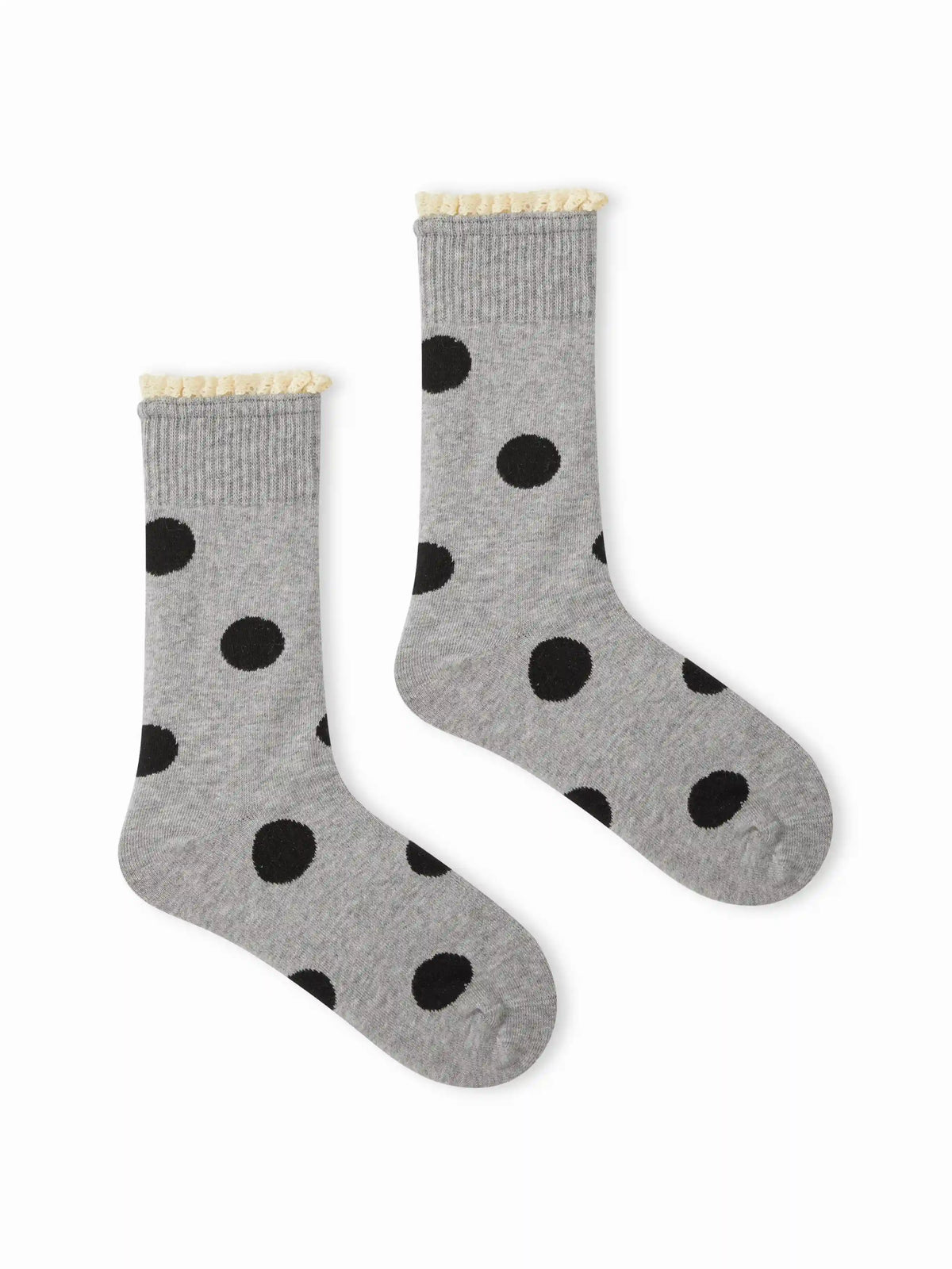 POLKA DOT CREW SOCKS
