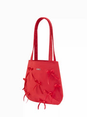 BOWKNOT DECOR SHOULDER BAG