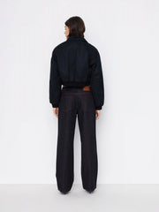 Cider Denim Low Rise Straight Leg Jeans