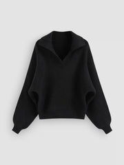 Polo Solid Long Sleeve Sweater