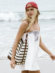 STRIPED TOTE BAG