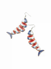 FISH DROP EARRINGS