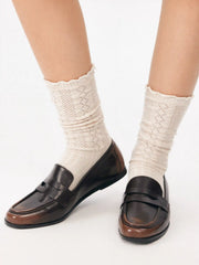 ROUND TOE  LOAFERS