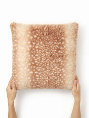 DEER PRINT FUZZY  PILLOWCASE
