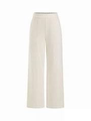 Soft Mid Rise Elastic Waist Everyday Pants