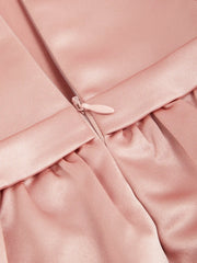Bowknot Ruffle Bandeau Midi Dress