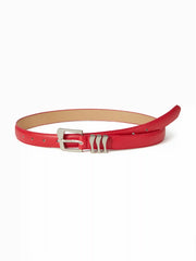 2PCS SQUARE BUCKLE BELT SET