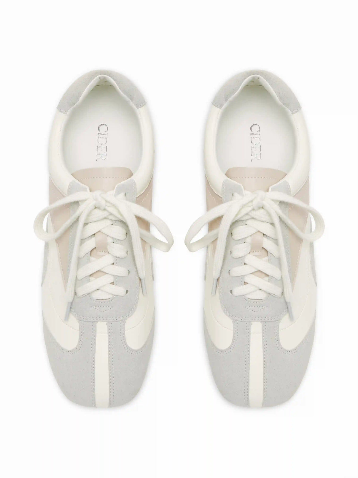 FAUX SUEDE LACE-UP SNEAKERS