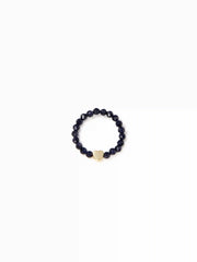 HEART BEADED RING