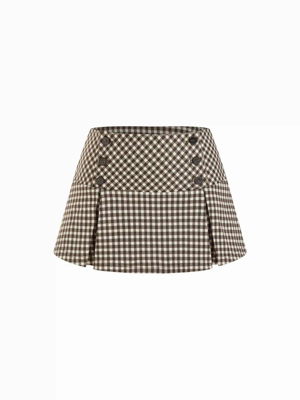 Low Rise Pleated Mini Skort