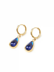 BIRTHSTONE WATER DROP EARRINGS