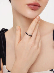 HEART BEADED RING