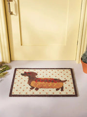 POLKA DOT DUCHSHUND DOOR MAT