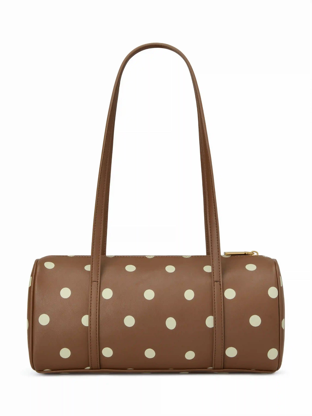 POLKA DOT CYLINDRICAL SHOULDER BAG