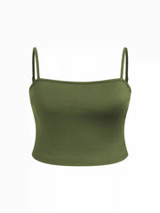 Boat Neckline Ruched Long Sleeve Tee & Cami Top Curve & Plus