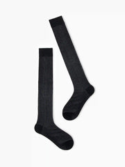 Solid Loose Crew Socks