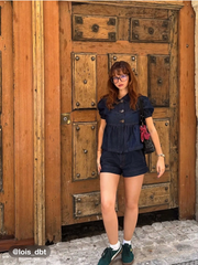 Denim Mid Rise Micro Shorts