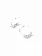 DACHSHUND SHAPED  HOOP EARRINGS