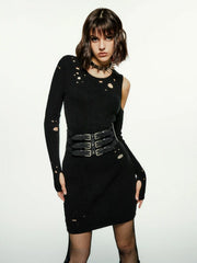 BUCKLE & CHAIN CORSET