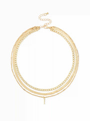 LETTER LAYERED NECKLACE